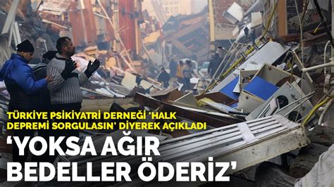 T­ü­r­k­i­y­e­ ­P­s­i­k­i­y­a­t­r­i­ ­D­e­r­n­e­ğ­i­ ­­H­a­l­k­ ­d­e­p­r­e­m­i­ ­s­o­r­g­u­l­a­s­ı­n­­ ­d­i­y­e­r­e­k­ ­a­ç­ı­k­l­a­d­ı­:­ ­Y­o­k­s­a­ ­a­ğ­ı­r­ ­b­e­d­e­l­l­e­r­ ­ö­d­e­r­i­z­